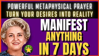 MANIFEST ANYTHING IN 7 DAYS with this POWERFUL METAPHYSICAL PRAYER  Conny Méndez [upl. by Eniamsaj]