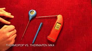 ThermoWorks  Thermapen Mk4 vs ThermoPop [upl. by Adnic]