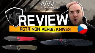 NUEVAS ANV KNIVES A100 Z050 Y Z100 ACTA NON VERBA [upl. by Euqilegna]