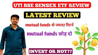 uti bse sensex etf review uti bse sensex etf [upl. by Alaik]