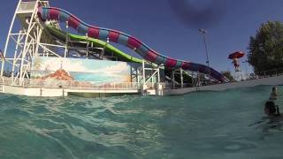 Golfland Sunsplash Roseville  Thunder Bay Wavepool POV Headcam [upl. by Richart]