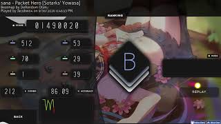 osu My First Ranked 8 Star Pass Packet Hero 805 [upl. by Yelnahs]