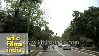 Driving through Chanakyapuri Diplomatic Enclave Delhi [upl. by Menedez]