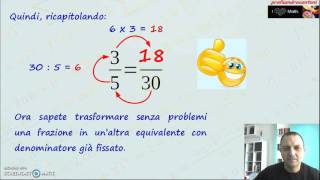 Trasformazione di una frazione in unaltra di denominatore dato [upl. by Nylarak769]