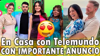 😍En Casa con Telemundo hace IMPORTANTE ANUNCIO en MEDIO de RUMORES de SALIDA de su TALENTO [upl. by Sibyl]