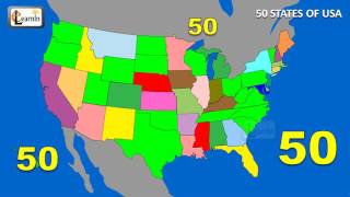 50 States States Song Fifty States of USA song States on US Map alphabetical order elearnin [upl. by Beverly]