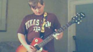 10 Yr Old plays the Star Spangled Banner on Electric Guitar [upl. by Huskamp295]