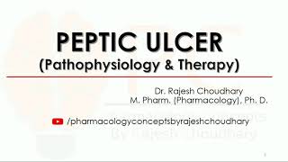 Peptic Ulcer Phathophysiology and Therapy [upl. by Sidon]