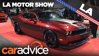 2017 Dodge Challenger SRT  2016 Los Angeles Motor Show [upl. by Merras]