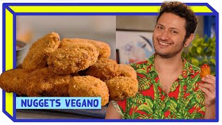 NUGGETS VEGANO CASEIRO CROCANTE E FÁCIL  Receitas Vegetarianas  Rafael Ribas [upl. by Iuqcaj]