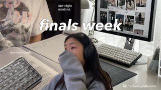 study vlog final exams week pt 1 🖋 VCE diaries  graduation lofree keyboards bye highschool [upl. by Tteraj]