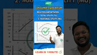 Consumer Equilibrium One Shot 4  Relationship Between TU and MU  Micro Economics class11commerce [upl. by Chassin]