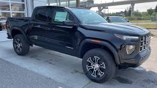 Black 2024 GMC Canyon AT4 Review Calgary AB  Wolfe Calgary  TP225336 [upl. by Aurelia838]