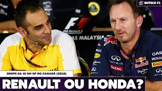 A EVOLUÇÃO da HONDA e a QUEDA da RENAULT na FÓRMULA 1  Drops da JU 05 🏎️👍🏻👎🏻 [upl. by Airegin]