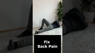 Fix Back Pain in 60 Seconds  1 Minute Feldenkrais feldenkrais backpain [upl. by Eibber]