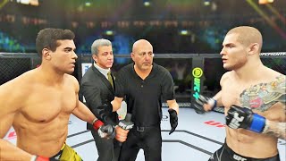 Paulo Costa vs Marvin Vettori Full Fight  UFC 4 Simulation [upl. by Nnyre99]