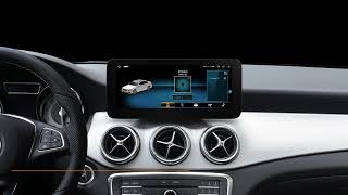 QAM1245 1025quot Mercedes Octacore Android Car Stereo with 8GB RAM 128GB ROM HD IPS Screen 2K Video [upl. by Montano]