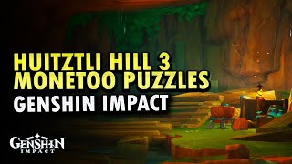 Huitztli Hill 3 Monetoo Puzzles Genshin Impact [upl. by Gemoets]