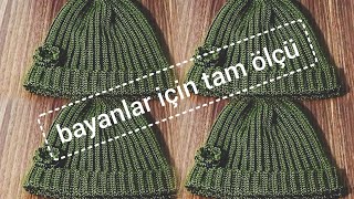 Crochet Beanie For Ladies  Bayanlar İçin Bere yapımıÇok Kolay [upl. by Hedaza]