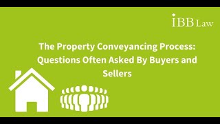 The Property Conveyancing Process Questions Often Asked By Buyers and Sellers [upl. by Meghann328]