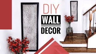 DIY Wall Decor Using Items You Probably Already Have  Home Decor Ideas [upl. by Wendall]