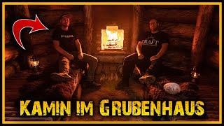 Grubenhaus  🔥 Der Ofen steht und es gibt Wärme 🔥  Bushcraft Camp Shelter Survival [upl. by Sammer]