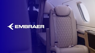 Phenom 300 Customized Seat Refurbishment  Embraer Executive Jets [upl. by Nosredna333]