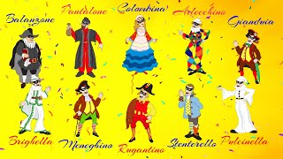 IL CARNEVALE ITALIANO  canzone Carnevale speciale  con testo [upl. by Phila437]