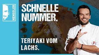 Schnelles Teriyaki vom LachsRezept von Steffen Henssler [upl. by Holsworth606]