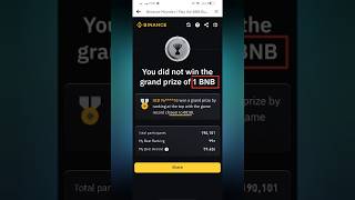 1 BNB Winner Results From Binance Moonbix BNB Button Game Play ✅✅ [upl. by Maurits]