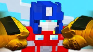 REALISTIC TRANSFORMERS  Bumblebee VS Optimus Prime Realistic Minecraft [upl. by Sidonie46]