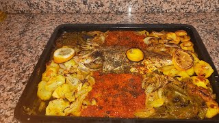 pescado al horno [upl. by Aniham]