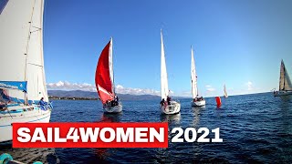 Sail for Women 2021 full video from sailboat bow [upl. by Innek]