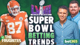 5 SUPER BOWL Betting Trends to Know for Kansas City Chiefs vs San Francisco 49ers  The Favorites [upl. by Hoehne286]