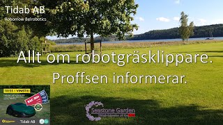 Allt om robotgräsklippare Tidab Robomow Belrobotics gräsklippare gräsmatta trädgård bäst i test Råd [upl. by Ennaesor584]