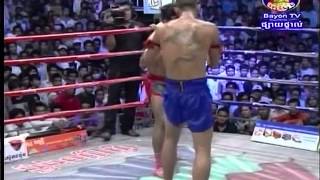 Bayon Khmer boxing Keo Rumchong vs Vung Noy 67kg 11082013 [upl. by Llemij433]