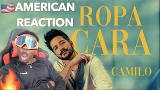 Camilo  Ropa Cara Official Video American REACTION🇺🇸 FIRE🔥 [upl. by Egarton446]