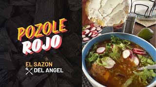 Receta Pozole Rojo [upl. by Yllus]