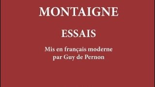 montaigne essais III4  sur la diversion livre audio [upl. by Ellac]