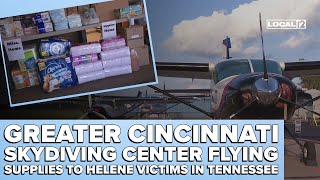 Greater Cincinnati skydiving center flying supplies to Helene victims in Tennessee [upl. by Brace328]