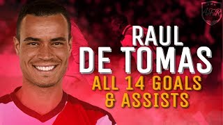 Raul De Tomas All 14 Goals amp Assists for Rayo Vallecano 201819 so far HD [upl. by Cyndia]