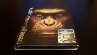 Rise Of The Planet Of The Apes BluRay  DVD Unboxing [upl. by Alisha]