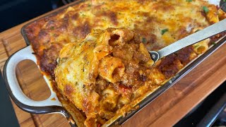 You Havent Had BAKED ZITI PASTA Until You Have Tried THIS RECIPE Easy Ziti Pasta Bake Recipe [upl. by Claudy]