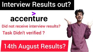 Accenture Interview Results 2023  Accenture Rejection Mail  Task Approved Accenture Offer Letter [upl. by Aeht400]