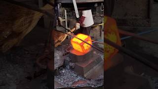 Shaping RedHot Steel Blocks – Satisfying Compression amp Forging Process [upl. by Netnert673]