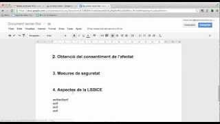 Crear un índex automàtic amb el processador de textos de Google Drive CAÑO Academy 35 [upl. by Darin]