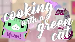 COOKING WITH A GREEN CAT  Geometry Dash Juniper [upl. by Maximilian]