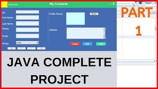 Java Complete Project For Beginners With Source Code  Part 12 [upl. by Lindholm708]