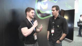 Razer BlackShark interview at E3 2012  Gamegearbe [upl. by Ellord]