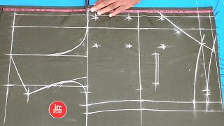 U Shape Double Breast Waistcoat Cutting Step By Step  How To Cut U Shape Double Breast Waistcoat [upl. by Tini]